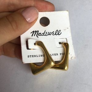 Madewell square hoops